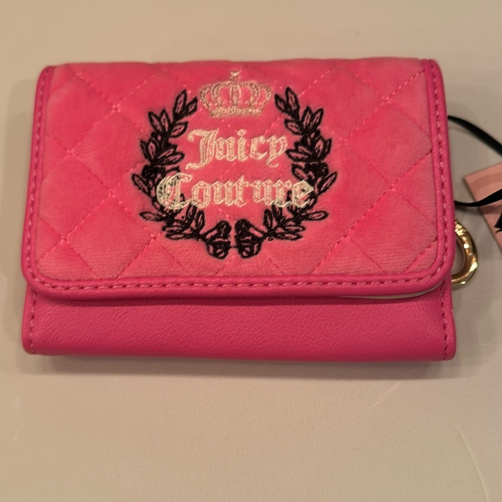 Juicy Couture Royal Couture Double Sided Trifold Wallet - NWT